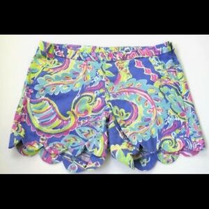 Lilly Pulitzer Buttercup Scalloped Shorts